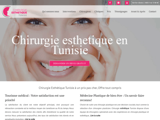 Votre centre de chirurgie esthétique en Tunisie