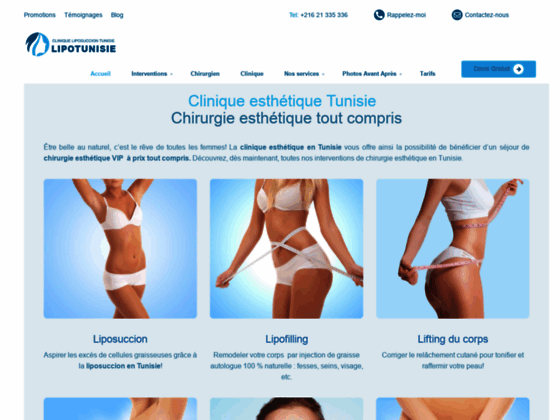 Chirurgie esthétique Tunisie - LipoTunisie