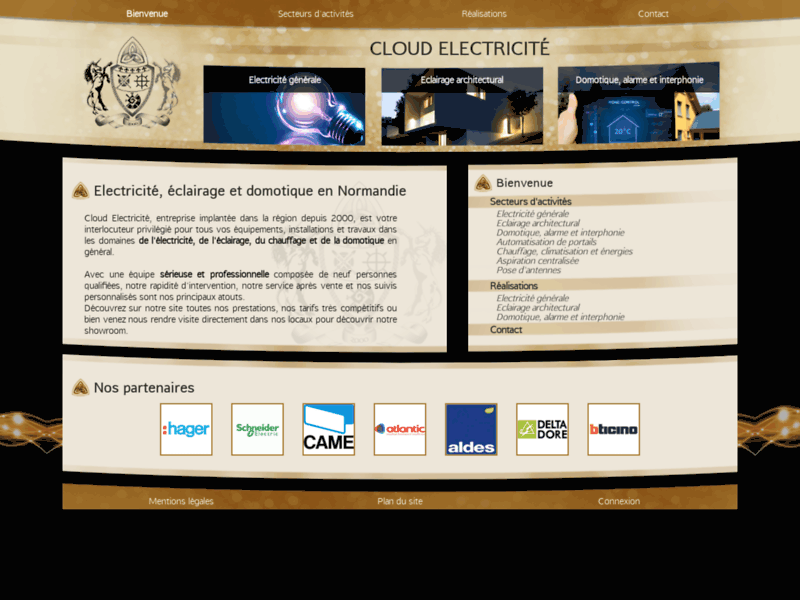 Screenshot du site : Où trouver un installateur en domotique à Caen ?