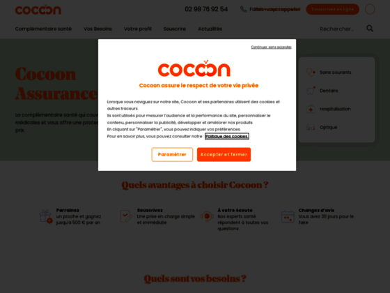 Cocoon : assurance santé et complémentaire