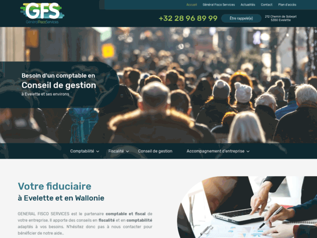 Conseils fiscaux par la société fiduciaire GFS à Huy (Namur)