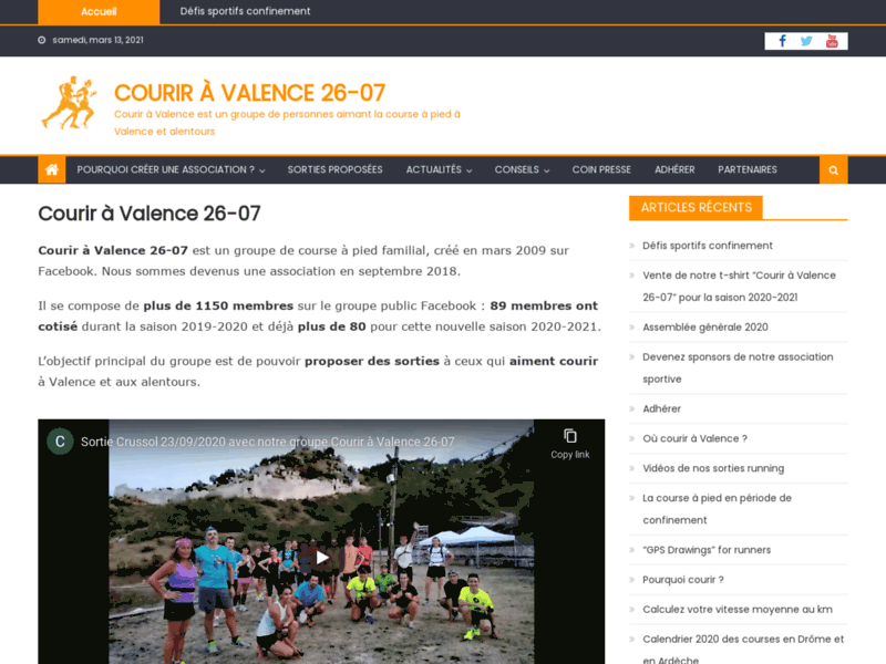 Courir à Valence 26-07