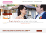 Blog mariage sécurisé : partage photos de mariage privé