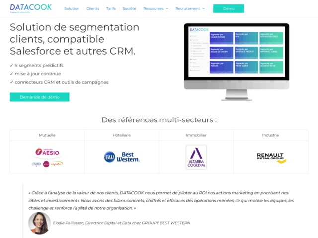 Solution de segmentation marketing compatible CRM
