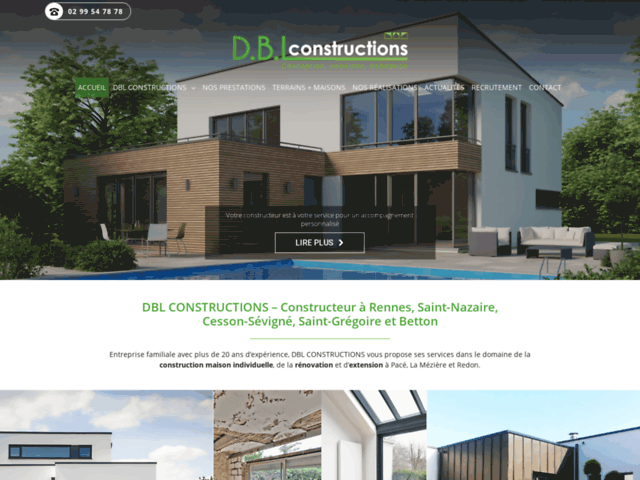DBL Constructions : constructeur de maisons individuelles à Rennes et Saint-Nazaire