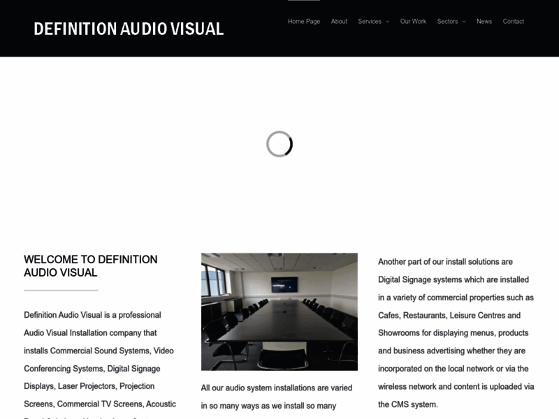 Website's screenshot : Definition Audio Visual