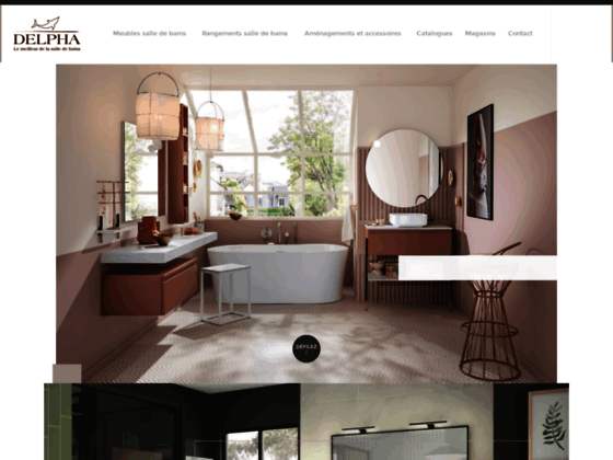 Delpha : meuble de salles de bains design