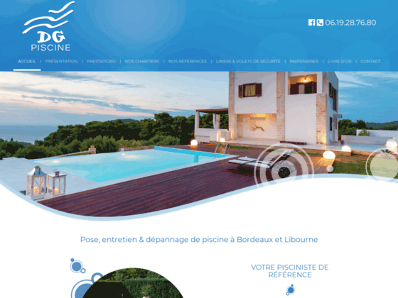 Entretien et dépannage de piscines - DG Piscine en Gironde (33)