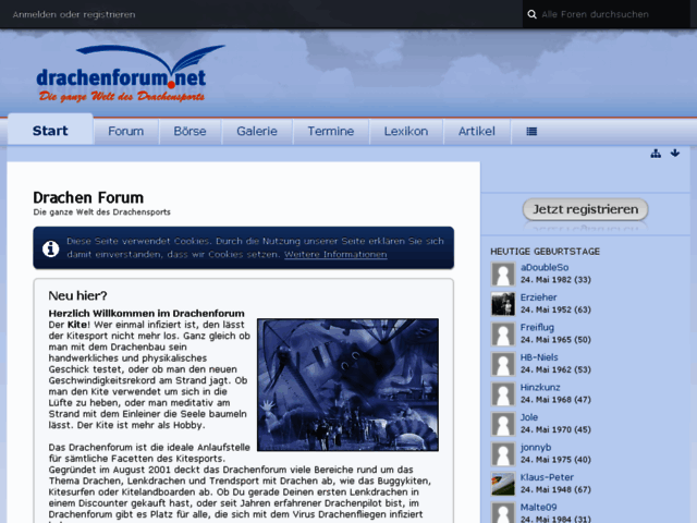 Drachen ForumDrachen Forum, référencé sur Breizh kam annuaire du cerf-volant