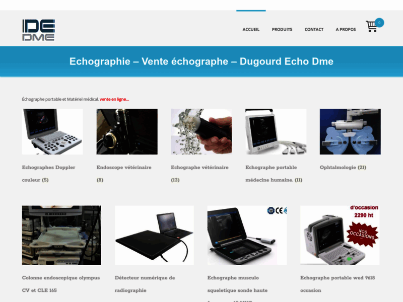 Echographie- vente echographe - Dugourd Echo Dme
