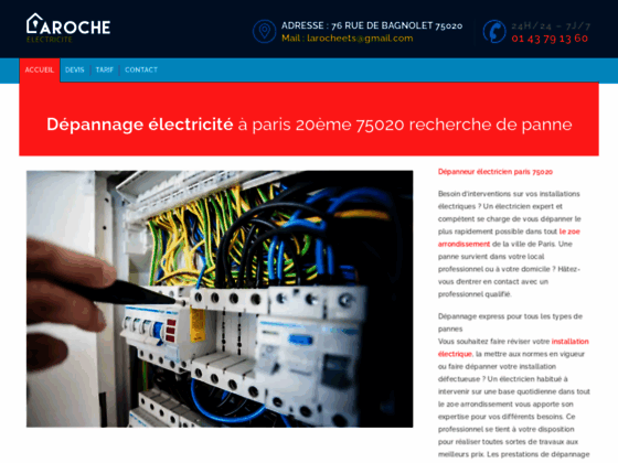 Électriciens à Paris 20