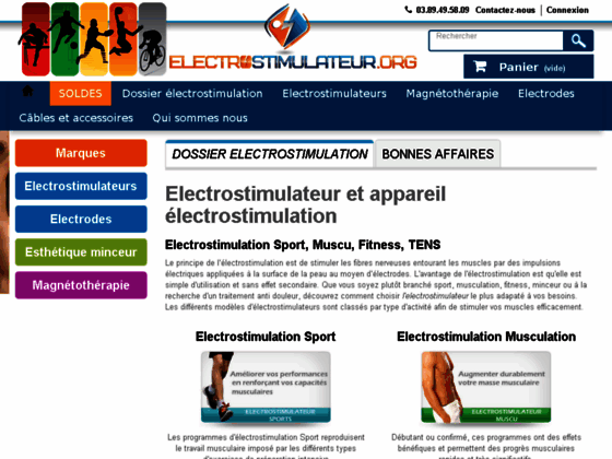 electrostimulateur.org : vente d'électrostimulateurs mois chers