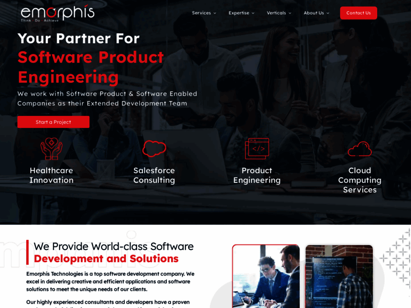 Site screenshot : Top Outsource Software Development Company