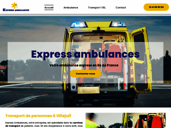 Ambulance intervenant à Créteil