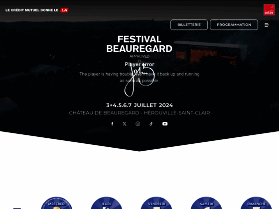 Festival Beauregard -  festival de musique en Normandie