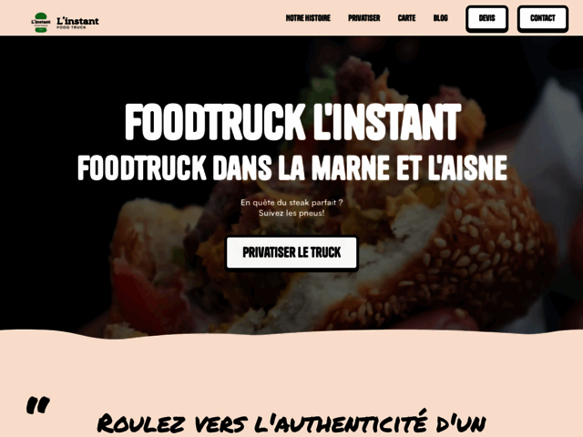 Foodtruck L'instant I Marne et Aisne
