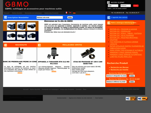 GBMO outillage et accessoires pour machines-outils