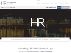Notaire à Lyon, Villeurbanne-Maître Hugo RASSION
