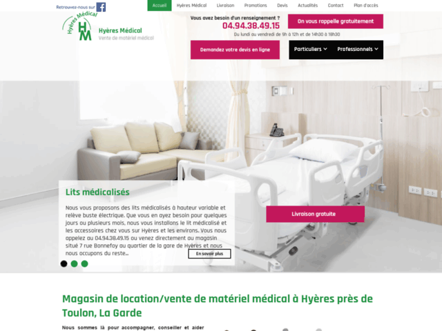 Location de matériel médical sur Hyères, Toulon (83)