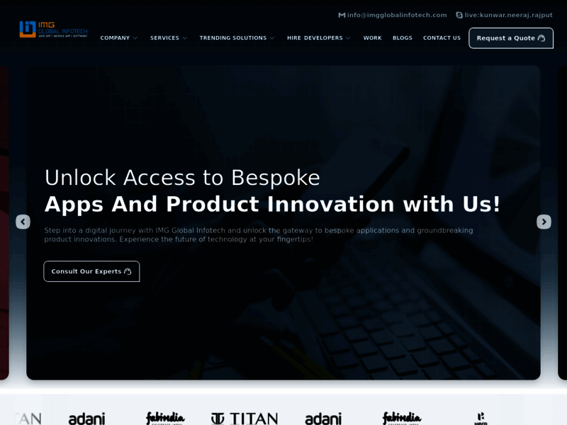 Site screenshot : Mobile App Development Company