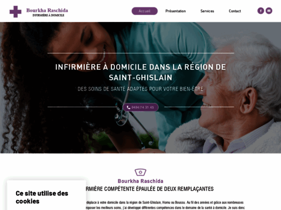 Infirmière à domicile dans la région de Saint-Ghislain