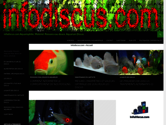 infodiscus.com : Aquariophilie & Poissons aquarium