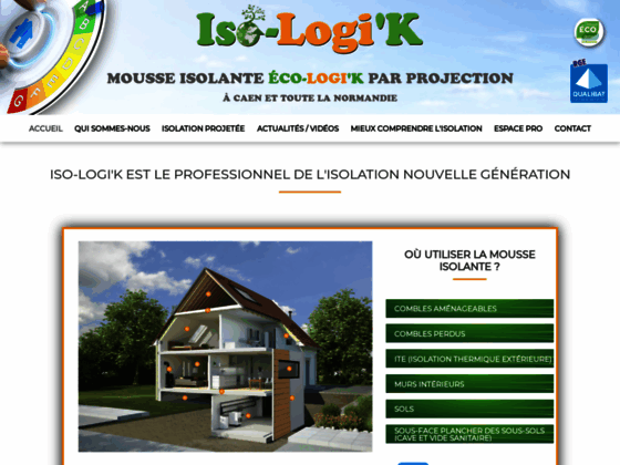 ISO-LOGI'K - spécialiste de l'isolation projetée à Caen (14)