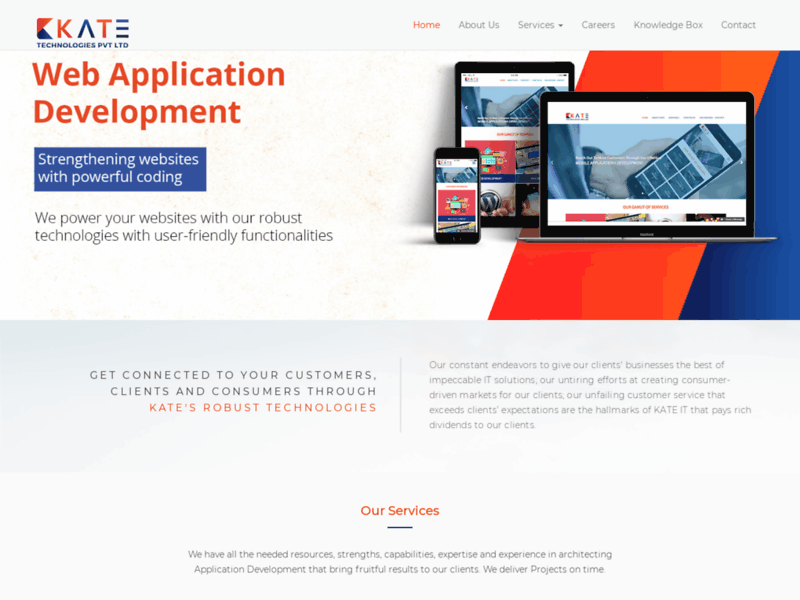Site screenshot : Android and ios app development in Hyderabad