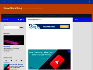 Site thumbnail : Know Something