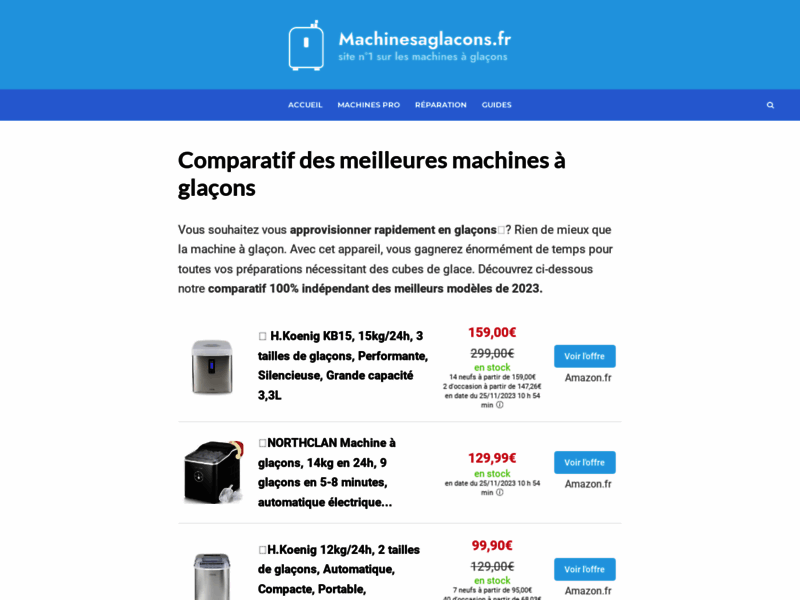 Machinesaglacons.fr