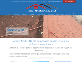 Couvreur-zingueur : Entreprise Maronne et Fils à Pontault-Combault (77)