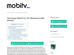Télécharger MobiTV sur PC (Windows) et Mac (Gratuit) - MobiTV.fr
