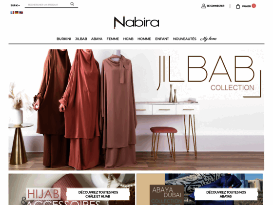 Nabira boutique en ligne de vetements musulmans 