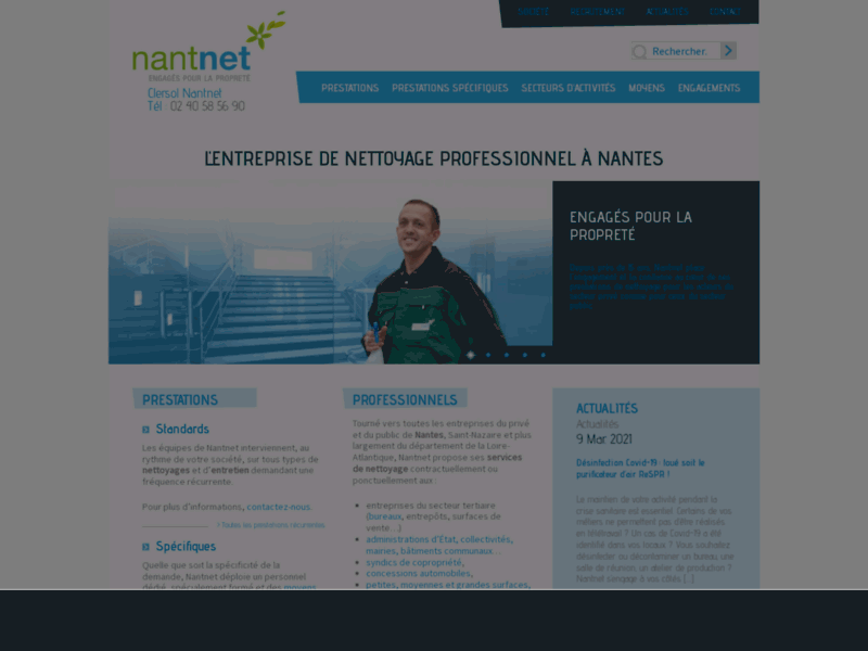 Nantnet : entreprise de nettoyage à Nantes