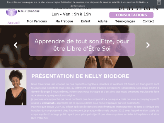 Psychologue pour enfants à Paris, Nelly Biodore