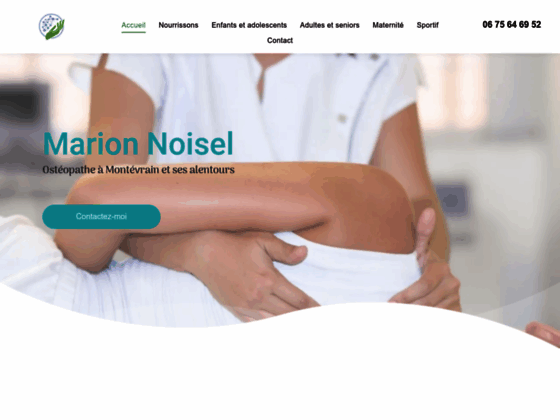 Ostéopathe pour adultes à Montévrain, Marion Noisel