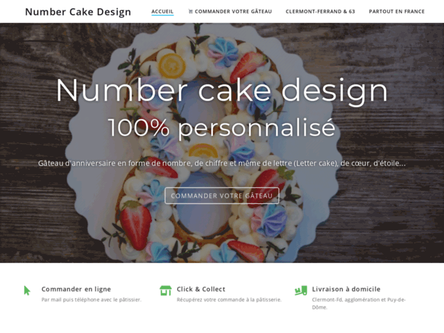 Number Cake design