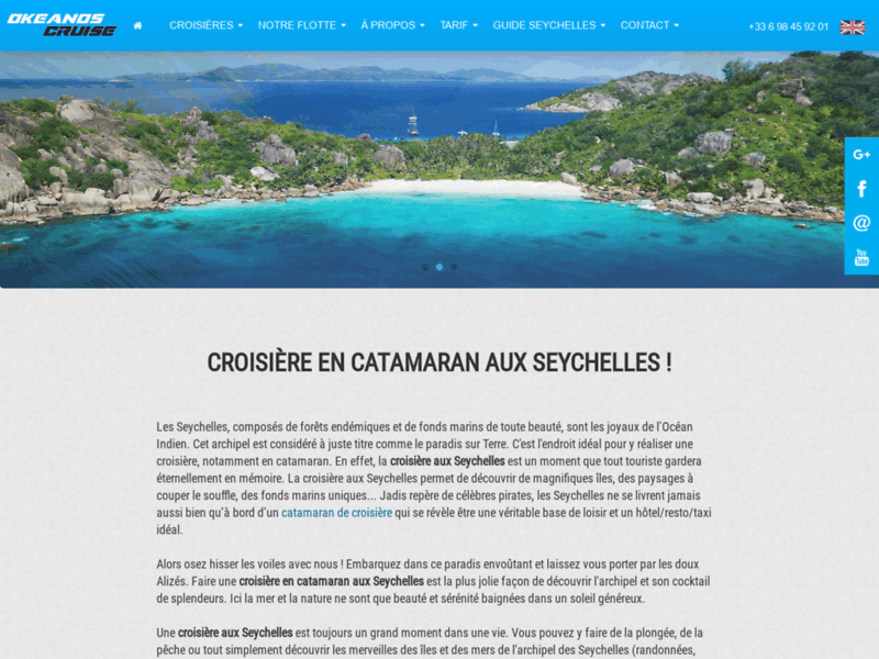 Okeanos Cruise, croisières aux Seychelles