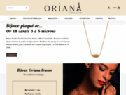 Oriana France : bijoux plaqué or femme