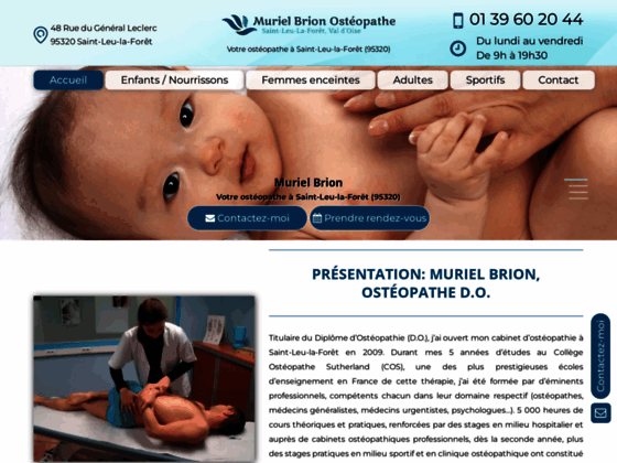Ostéopathe de nourrisson à Saint-Leu-la-Forêt