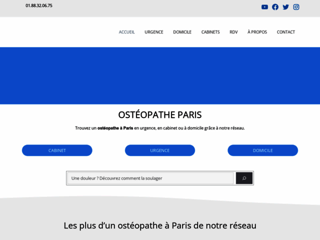 Urgence Ostéopathe Paris