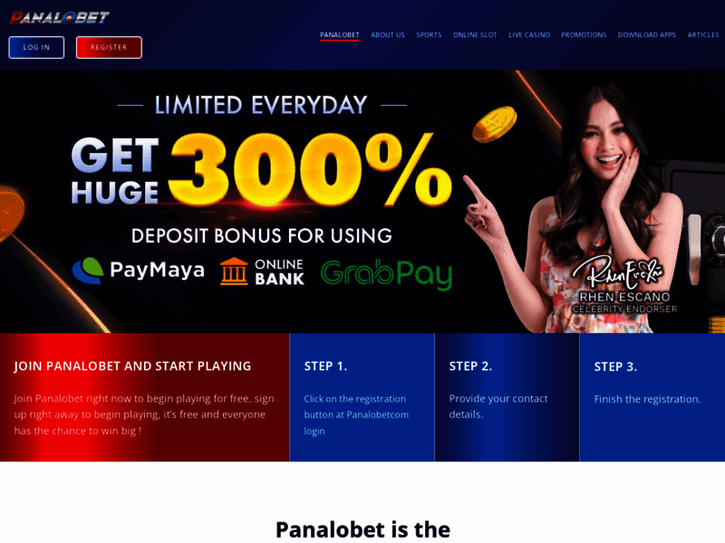 Website's screenshot : Panalobet is the Best Online Casino In Philippines