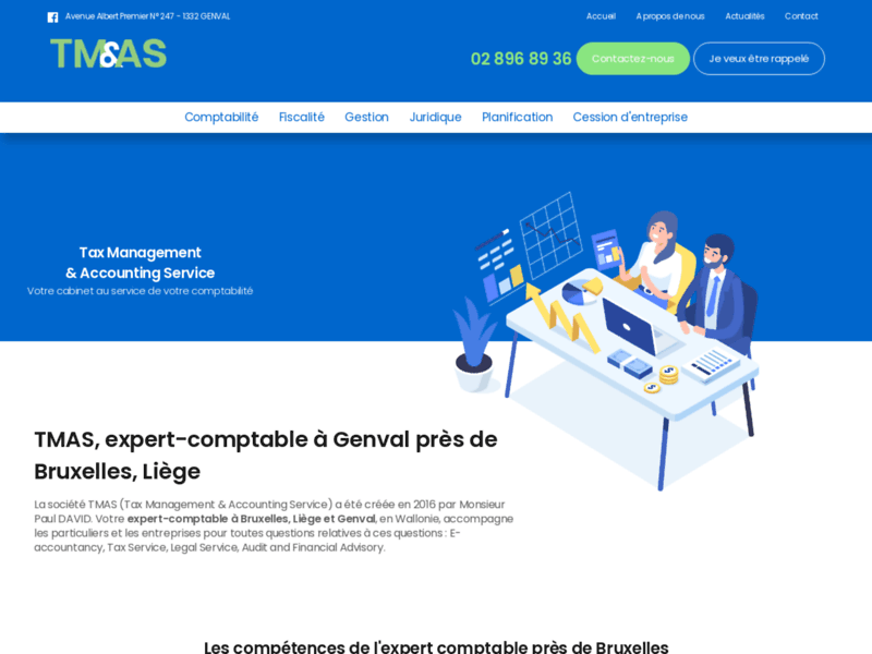 Expert-comptable Genval – Comptabilité entreprise Wavre | TMAS