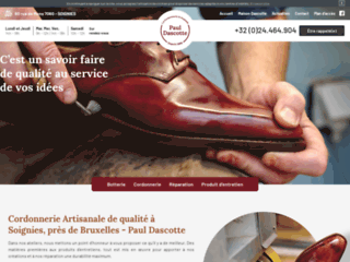 Cordonnerie à Soignies - Réparation chaussures Bruxelles