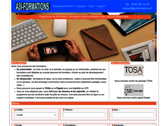 A3Iformations formations informatiques