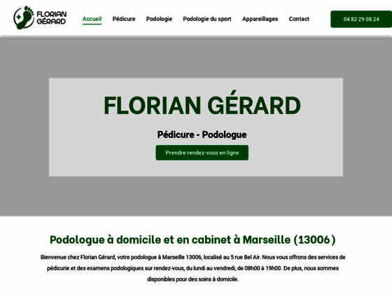 Pédicure podologue à Marseille l Florian Gérard