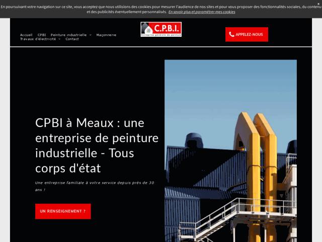CPBI : rénovation peinture façade en Seine-et-Marne