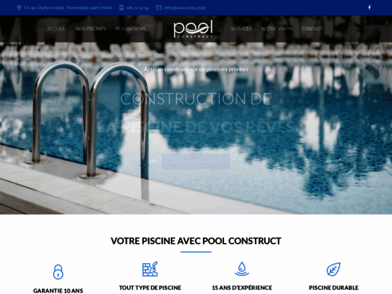 Pool Construct - Votre pisciniste en Belgique