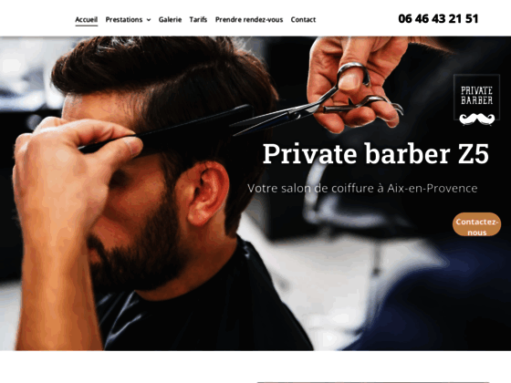Coiffeur pour femme à Aix-en-Provence, Private barber Z5