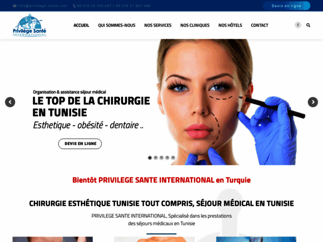 Chirurgie esthétique et bariatrique en Tunisie et en Turquie